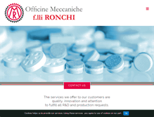 Tablet Screenshot of officineronchi.it